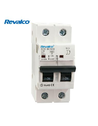 Magnetotermico revalco 1polo+ neutro 10a 8425998025606 02560 REVALCO