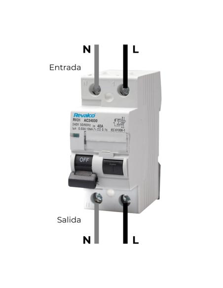Diferencial 2 polos revalco 25a 8425998025705 02570 REVALCO