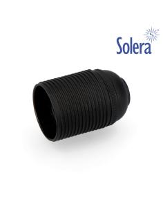 Portalamparas roscado e-27 negro homologado solera 6829crn 8423220000599 44009 SOLERA