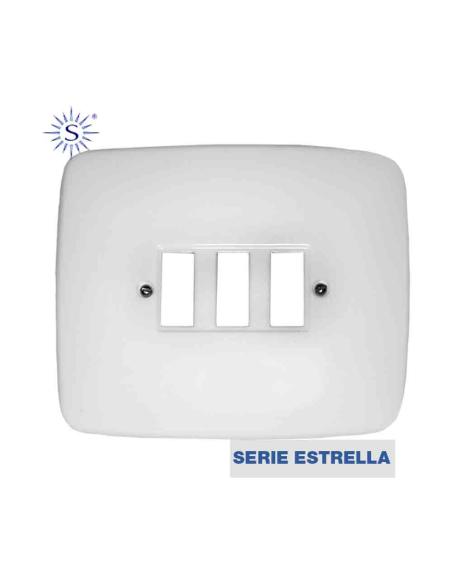 Placa 3 elementos grande serie estrella solera 422 8425998655124 65512 SOLERA