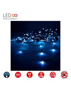 Guirnalda luminosa easy-connect 4m  60 leds azul 30v (ip44 interio-exterior) edm total 1,08w 8425998712520 71252 EDM 2