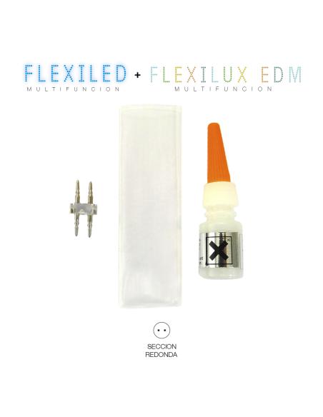 Kit union tubo flexilux/flexiled 2 vias edm 8425998714210 71421 EDM