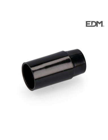 Portalamparas bk reforzado e-14 negro envasado edm 8434259001709 E44103 EDM