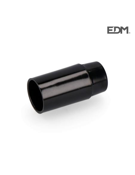 Portalamparas bk reforzado e-14 negro envasado edm 8434259001709 E44103 EDM