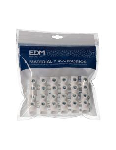 Regleta conexion 16 mm. blanca envasada edm 8434259000092 E63114 EDM 2
