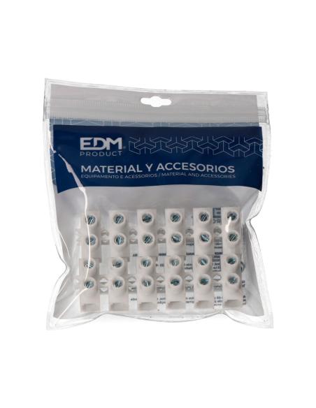 Regleta conexion 16 mm. blanca envasada edm 8434259000092 E63114 EDM