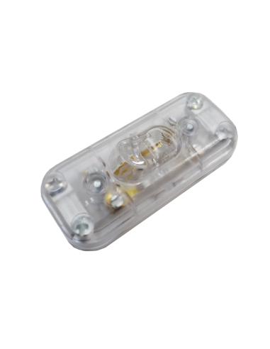 Interruptor unipolar  2a montado transparente 8425998450248 45024 EDM