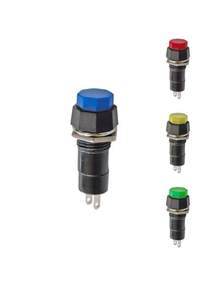 Pulsador base hexagonal 1a 250v colores surtidos 8425998450583 45058 EDM