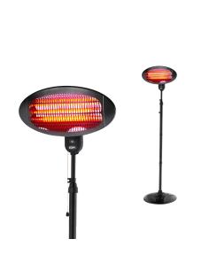 Estufa de cuarzo de exterior con pie - 2000w - edm 8425998070910 07091 EDM