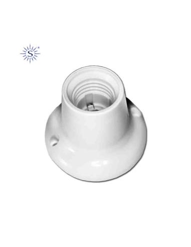 Portalamparas zocalo e27 recto solera 6511 8423220000407 44077 SOLERA