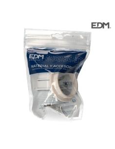 Portalamparas semiroscado blanco e-27+ arandela  envasado 8434259006223 E44070 EDM 2