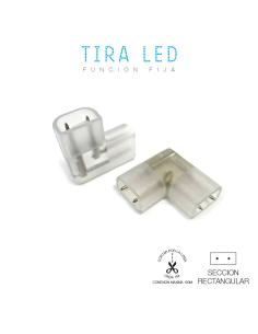 Conector (empalme) 90° para tira de led edm 8425998319286 31928 EDM
