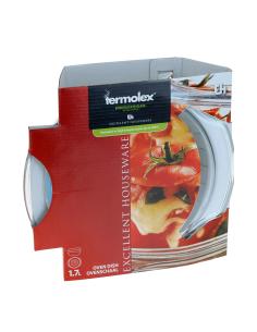 Fuente redonda cristal con tapa 22.5x8cm 1,7l 8711295270253 76943 TERMOLEX 2
