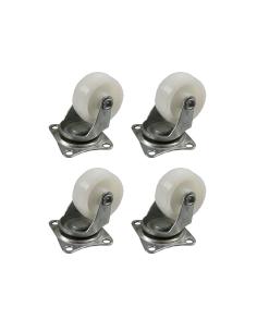 Set 4 ruedas 40mm blancas 45x40mm 8718026587383 85963 EDM