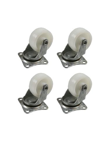 Set 4 ruedas 50mm blancas 8718026587406 85965 EDM