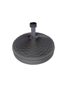 Base de parasol 20 l color: negro ø46x15cm ipae progarden 8009271045910 75322 IPAE PRO GARDEN