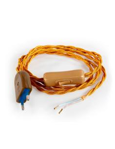 Kit cordon 2x0,75 120+80cm oro 8425998235463 23546 ENEC