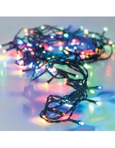 Guirnalda a pilas multifuncion 24 leds cable verde luz multicolor 2,30m 8719202261875 71332 EDM