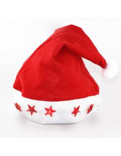 Gorro de navidad con luces led 30x40cm 8711277661574 71924 DECORIS