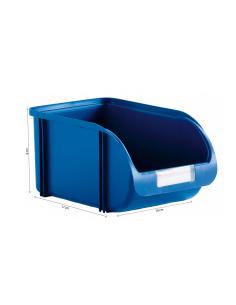 Contenedor 10cm titanium azul 8412524019499 77150 PLASTIKEN