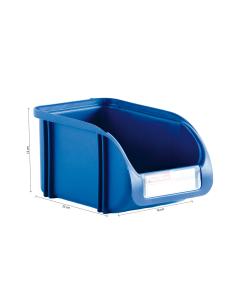 Contenedor 16cm titanium azul 8412524019529 77151 PLASTIKEN