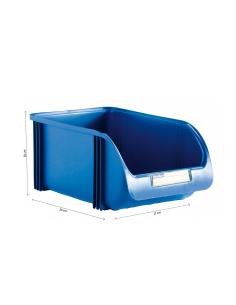 Contenedor 30cm titanium azul 8412524019611 77154 PLASTIKEN