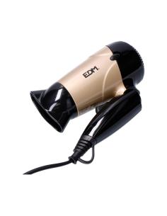 Secador de cabello de viaje. bi-tension. 1000-1200w. 5,5x18x19cm edm 8425998076349 07634 EDM 2