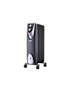 Radiador modelo "black edition" - sin aceite - (6 elementos) - 1000w - edm 8425998071269 07126 EDM