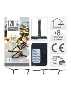 Guirnalda multifuncion 120 leds blanco calido 220v 12m ip44 8719202259667 71288 EDM 2