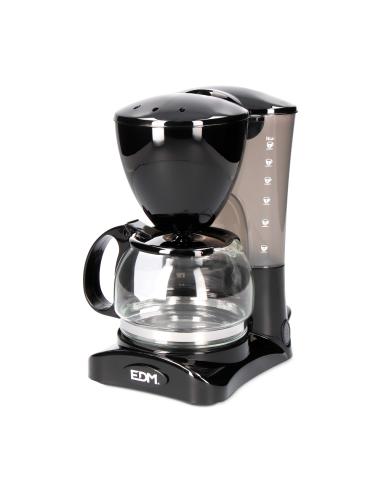 Cafetera de goteo 6 tazas 550w 16,5x12,5x24cm edm 8425998076530 07653 EDM