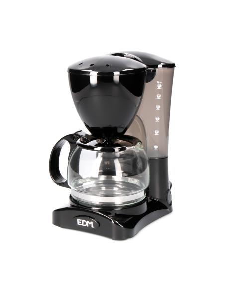 Cafetera de goteo 6 tazas 550w 16,5x12,5x24cm edm 8425998076530 07653 EDM