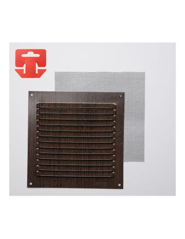 Rejilla c/mosq alum 0.6 imit wenge 150x150mm (g) 8421272008693 87526 FEPRE