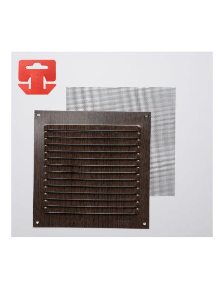 Rejilla c/mosq alum 0.6 imit wenge 150x150mm (g) 8421272008693 87526 FEPRE