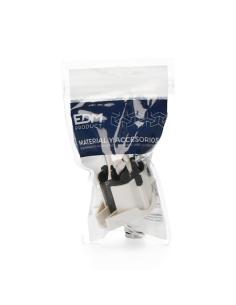 Clavija schuko t/tl s/lateral 4,8 mm. 16a envasado 8434259007077 E40019 EDM 2