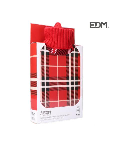 Bolsa de agua clasico escoces rojo 2 l 8425998767735 76773 EDM