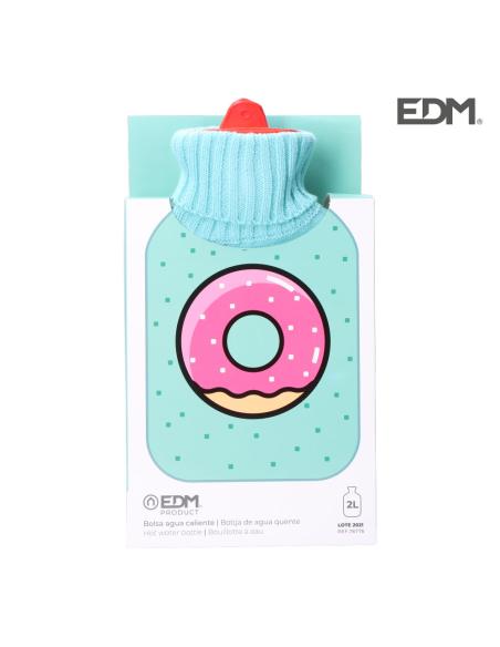 Bolsa de agua donut glaseado 2 l 8425998767766 76776 EDM