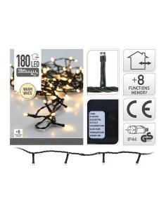Guirnalda multifuncion 180 leds blanco calido 220v ip44 16,5m 8719202259674 71381 EDM 2