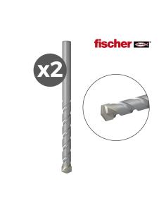 Pack 2un broca para piedra d-s hm 3,0x30/60 530522 fischer 4048962203585 96128 FISCHER
