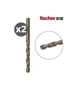 Pack 2 brocas metal hss-co 3,5x39/70 /2  530497 fischer 4048962203370 96234 FISCHER