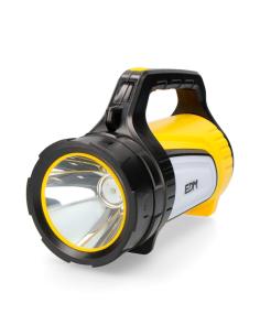 Linterna multifuncion largo alcance. portatil luz principal 10w + lateral 3w y power bank 350lm edm 8425998364415 36441 EDM