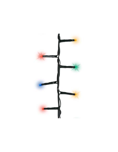Guirnalda led compact parpadeante multicolor - blanco calido 14m 500l 8719152179602 72248 LUMINEO