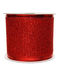 Lazo con purpurina rojo 270x6,3cm 8720194472248 72282 DECORIS