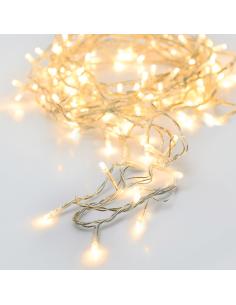 Guirnalda a pilas multifuncion 24 leds cable transparente luz blanco calido 2,30m 8719212260912 72082 EDM
