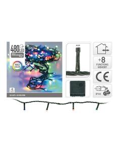 Guirnalda multifuncion 480 leds multicolor 220v ip44 53m 8719202813562 72084 EDM 2
