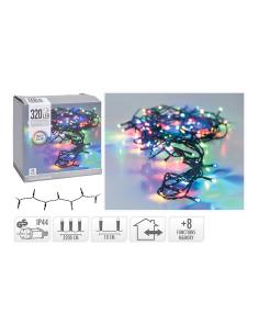 Guirnalda multifuncion 320 leds multicolor 220v 27m ip44 8719202259773 72086 EDM 2