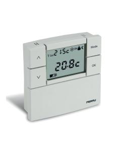 Termostato digital 3v serie "zefiro" 84x84mm color blanco perry 8019108050666 03014 PERRY