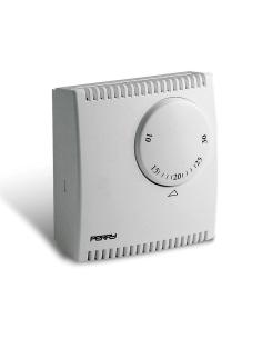 Termostato analogico de expansin de gas serie "teg" sin luz piloto color blanco perry 8019108040100 03015 PERRY