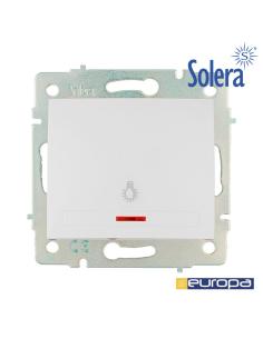 Pulsador luz luminoso 10a 250v s.europa solera erp04ilqc 8423220094345 42909 SOLERA