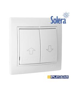 Pulsador de persiana 83x81x10mm 10a 250v s.europa solera erp20u 8423220076587 42920 SOLERA