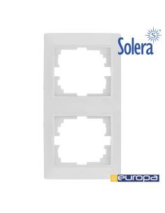 Marco vertical para 2 elementos blanco 81x154x10mm.s.europa solera erp62u 8423220085312 42946 SOLERA